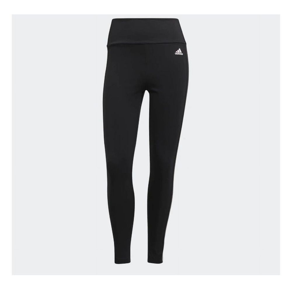 adidas Small Black High-Rise 3-Stripes 7/8 Sport Tights - Picture 8 of 8